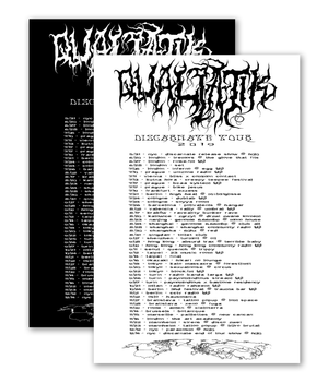 Discarnate Tour Poster