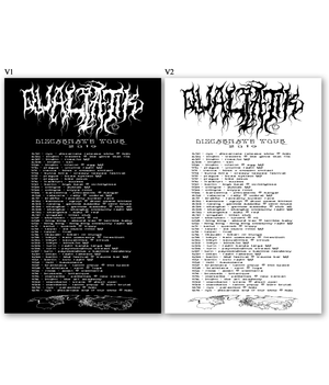 Discarnate Tour Poster