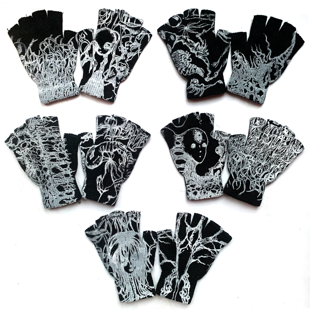 One-Of-A-Kind Fingerless QUALIATIK Gloves